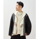 【チャイハネ】ファランナメンズジップアップカーディガン | アミナコレクション  | 詳細画像5 