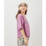 【チャイハネ】ラオリャン刺繍Tシャツ | アミナコレクション  | 詳細画像3 