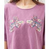 【チャイハネ】ラオリャン刺繍Tシャツ | アミナコレクション  | 詳細画像5 