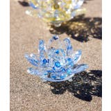 ブルー | 【チャイハネ】ガラスロータスカラーS | アミナコレクション 