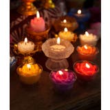 【チャイハネ】ロータスキャンドル | アミナコレクション  | 詳細画像1 