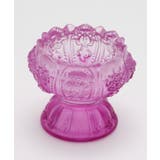 パープル | 【チャイハネ】ロータスガラススタンド | アミナコレクション