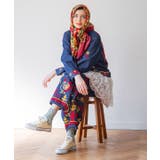 【チャイハネ】フラワースカーフ | アミナコレクション  | 詳細画像1 