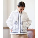 ホワイト | 【チャイハネ】アイララ刺繍シャツ | アミナコレクション 