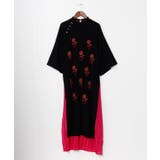 ブラック | 【チャイハネ】ペティナ刺繍ワンピース | アミナコレクション 