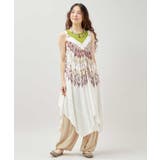 ホワイト | 【チャイハネ】レレリアキャミワンピース サロペット2WAY | アミナコレクション