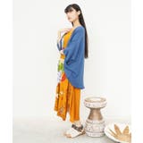 【チャイハネ】ペマルノースリーブワンピース&UVカーディガン2点セット | アミナコレクション | 詳細画像1