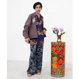 【チャイハネ】ボーダカメンズシャツ | アミナコレクション | 詳細画像1 