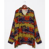 カーキ | 【チャイハネ】ボーダカメンズシャツ | アミナコレクション