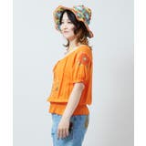 【チャイハネ】花刺繍クロスステッチトップス | アミナコレクション  | 詳細画像3 