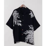 ブラック | 【チャイハネ】サウィドメンズシャツ【Amina×VORRUK】 | アミナコレクション