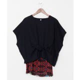 ブラック | 【チャイハネ】ラヤナセットTシャツ&タンクトップ | アミナコレクション