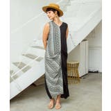 ブラック | 【チャイハネ】ブリスラノースリーブワンピース | アミナコレクション