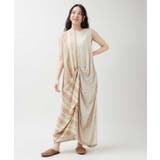 ベージュ | 【チャイハネ】ブリスラノースリーブワンピース | アミナコレクション