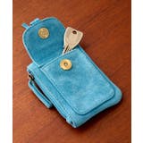 ターコイズブルー | 【チャイハネ】牛革レザナポーチ | アミナコレクション 