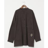 ブラック系その他 | 【チャイハネ】タビスクメンズロングシャツ | チャイハネ