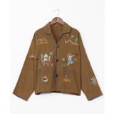 ブラウン | 【チャイハネ】ベラディア刺繍シャツ | アミナコレクション