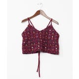 ピンク | 【チャイハネ】ブライド刺繍キャミソール | アミナコレクション 