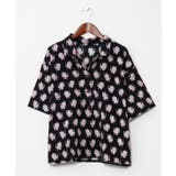 ブラック | 【チャイハネ】ハリシャ開襟シャツ | アミナコレクション