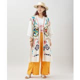 ホワイト | 【チャイハネ】エルジャン刺繍カーディガン | アミナコレクション 