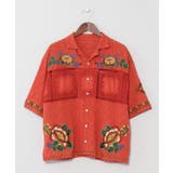 ブラウン | 【チャイハネ】ロザリナメンズシャツ | アミナコレクション 