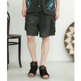 カーキ | 【チャイハネ】ロザリナメンズハーフパンツ | アミナコレクション