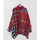 レッド | 【チャイハネ】チベッチェメンズシャツ | アミナコレクション