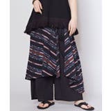 ブラック | 【チャイハネ】ウィル変形ワイドパンツ | アミナコレクション 