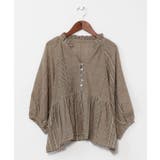 ベージュ | 【チャイハネ】ナナミィパフスリーブトップス | アミナコレクション 