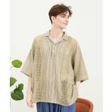 【チャイハネ】ナナミィメンズプルオーバーシャツ | アミナコレクション | 詳細画像2