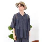 【チャイハネ】ナナミィメンズプルオーバーシャツ | アミナコレクション | 詳細画像4