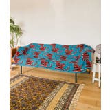 ブルー | 【チャイハネ】ラフィキループマルチクロス(225cm×150cm) | チャイハネ