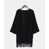 ブラック | 【チャイハネ】フリラジメンズＴＯＰ | アミナコレクション