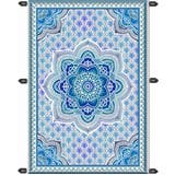 ブルー | 【チャイハネ】ラジャスループマルチクロス | アミナコレクション 