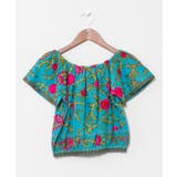 ターコイズブルー | 【チャイハネ】シシュハナトップス | アミナコレクション