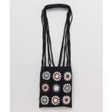 ブラック | 【チャイハネ】クロシェンショルダーバッグ | アミナコレクション