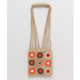 ベージュ | 【チャイハネ】クロシェンショルダーバッグ | アミナコレクション