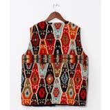 【チャイハネ】Amina×grn パタフリメンズベスト | アミナコレクション | 詳細画像2 