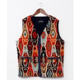 ベージュ | 【チャイハネ】Amina×grn パタフリメンズベスト | アミナコレクション