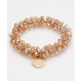 ベージュ | 【チャイハネ】ギャラックビジュヘアゴム | アミナコレクション 