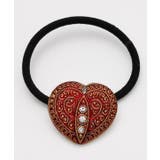 レッド | 【欧州航路】【Fromチェコ】チェコボタンシュリヘアゴム | アミナコレクション 