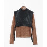 グリーン | 【欧州航路】ノエルセットベスト&ハイネックトップス | アミナコレクション