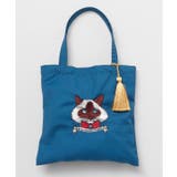 ブルー | 【欧州航路】ネコトートBAG | チャイハネ