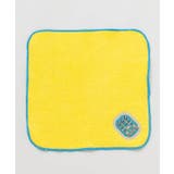 イエロー | 【欧州航路】フォークラフト刺繍タオルハンカチ | アミナコレクション 