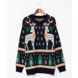 ネイビー系 | 【欧州航路】レインディアニットプルオーバー | アミナコレクション 