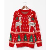 レッド | 【欧州航路】レインディアニットプルオーバー | アミナコレクション 