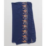 【欧州航路】フィーカ花刺繍ストール | アミナコレクション  | 詳細画像3 