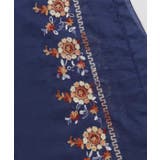 【欧州航路】フィーカ花刺繍ストール | アミナコレクション  | 詳細画像4 