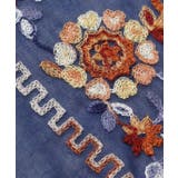 【欧州航路】フィーカ花刺繍ストール | アミナコレクション  | 詳細画像5 