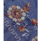 【欧州航路】フィーカ花刺繍ストール | アミナコレクション  | 詳細画像7 